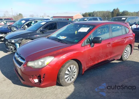 2012 Subaru Impreza 2.0I z USA, uszkodzony, nr VIN JF1GPAA69CH208246